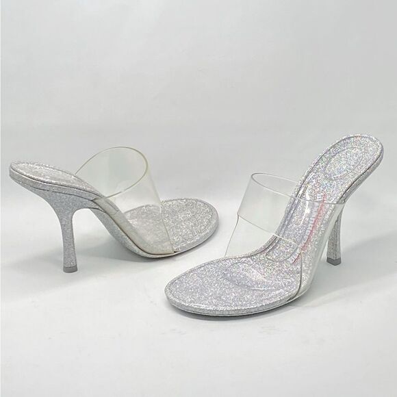Alexander Wang Glitter Stiletto Sandals size 40 - Picture 15 of 15